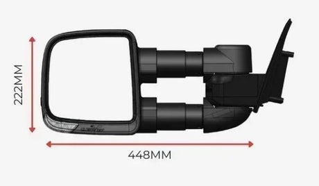 Clearview Towing Mirrors – Toyota LandCruiser 200 Series (Electric, Heated)